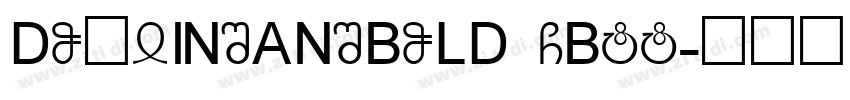 DOUYINSANSBOLD GBtt字体转换